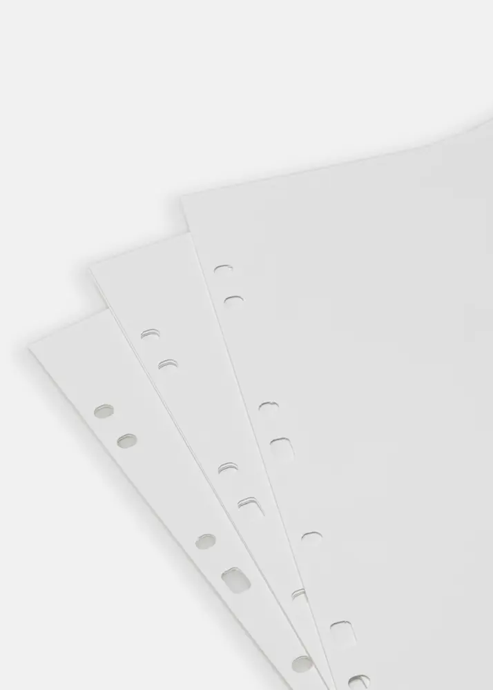 Folhas para álbuns Timesaver SA4 - 30 Folhas brancas