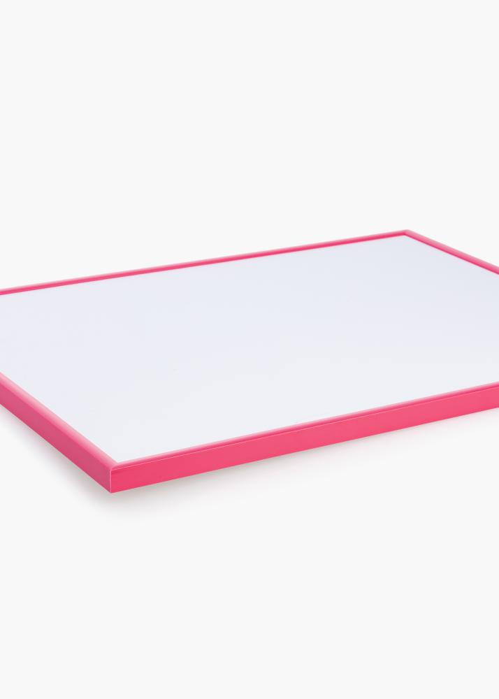 Moldura New Lifestyle Hot Pink 50x70 cm - Passe-partout Branco 42x59,4 cm (A2)