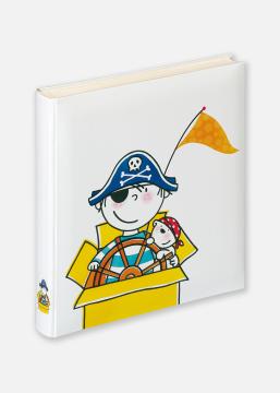 Ábum infantil Pirat Creche - 28x30,5 cm (50 Páginas brancas / 25 folhas)