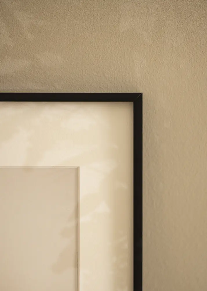 Moldura Nielsen Premium Alpha Preto mate - Tamanho personalizável