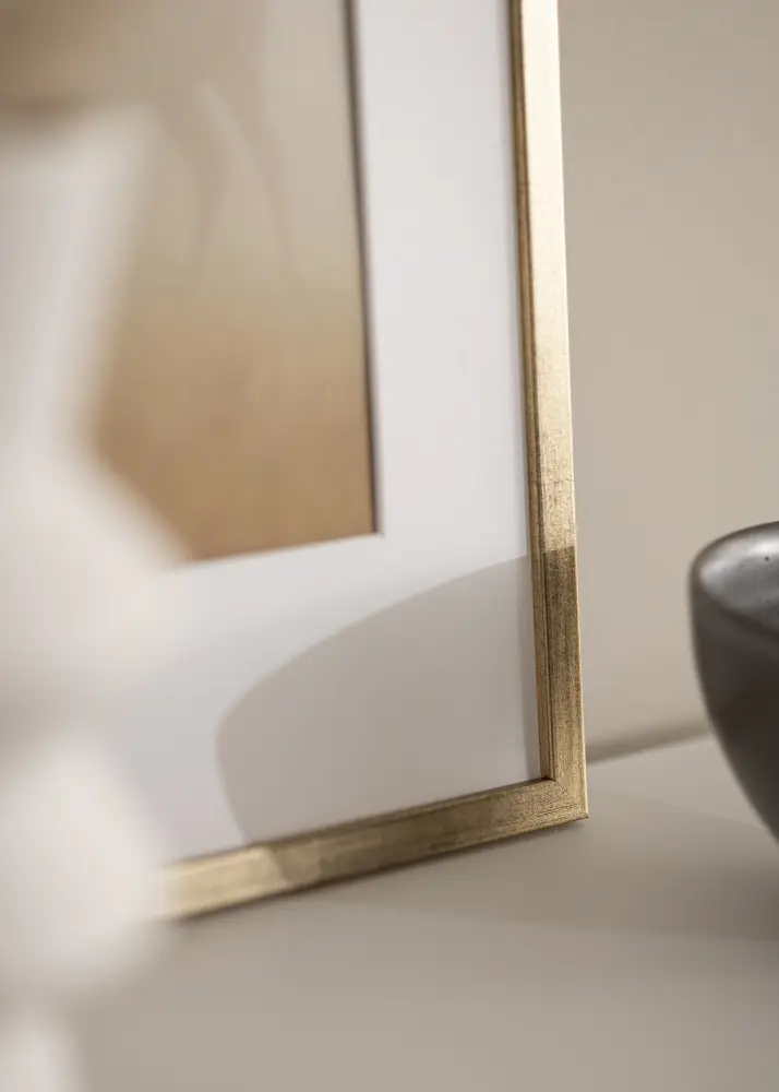Moldura Galant Vidro acrílico Dourado 50x70 cm