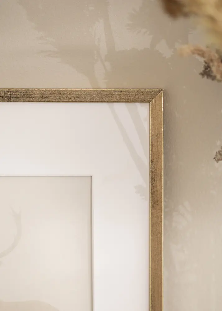 Moldura Galant Vidro acrílico Dourado 50x70 cm
