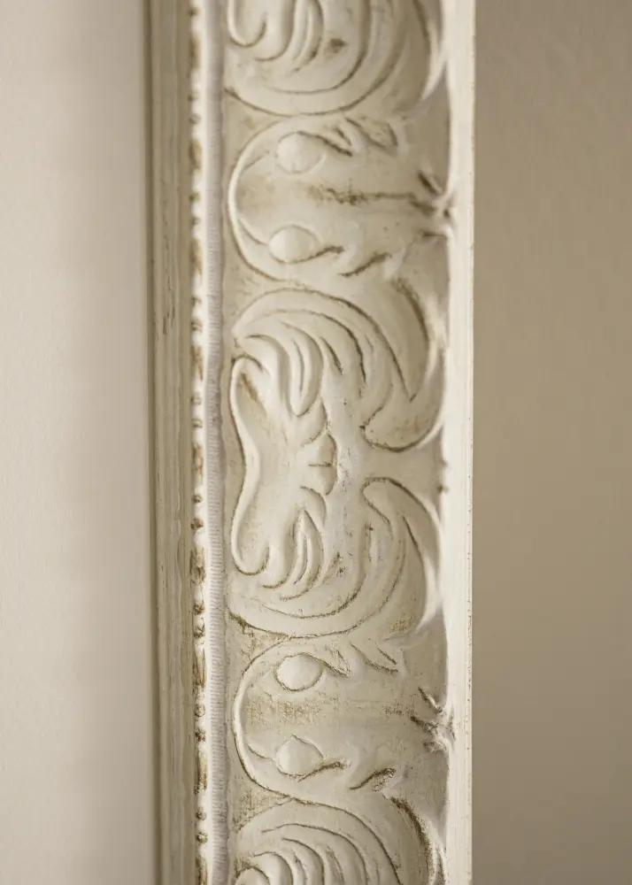 Moldura Durham Branco - Tamanho personalizável