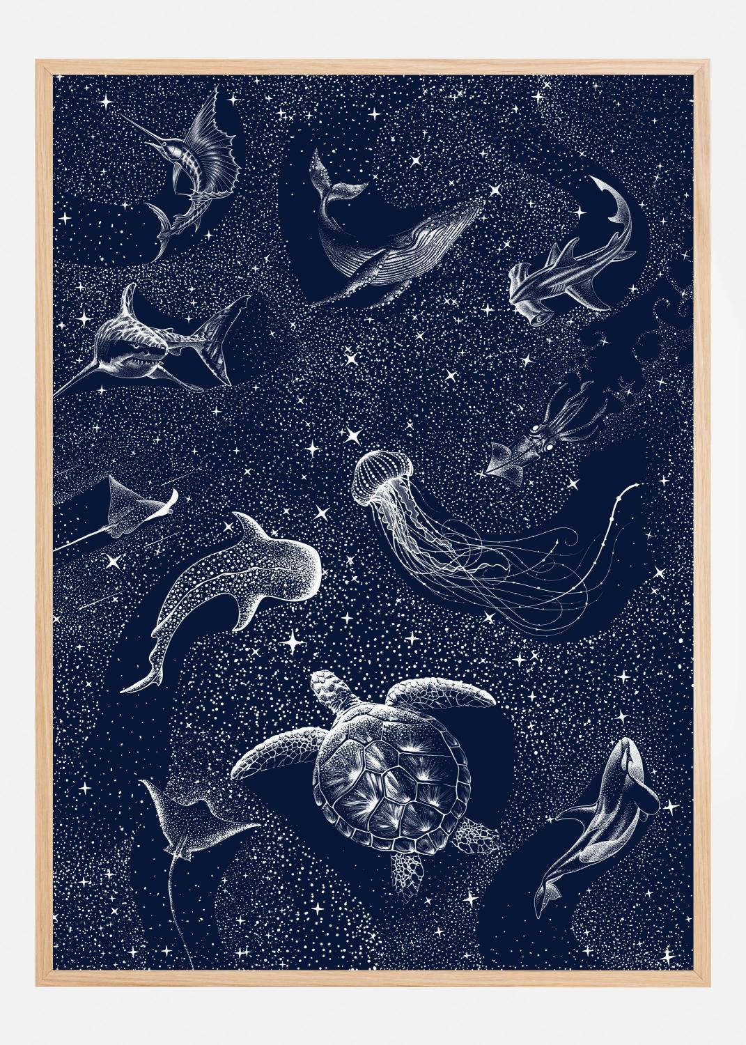 Product Image for Cosmic Ocean Póster (21x29.7 cm (A4))