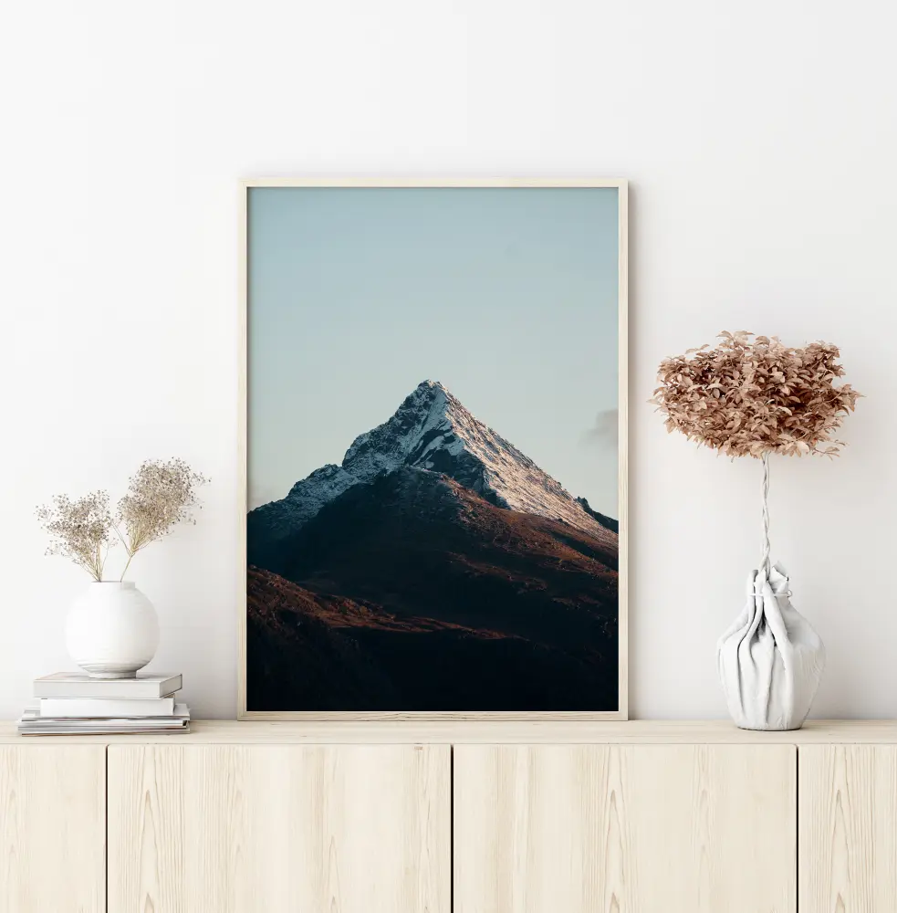 Snowy Mountain Póster