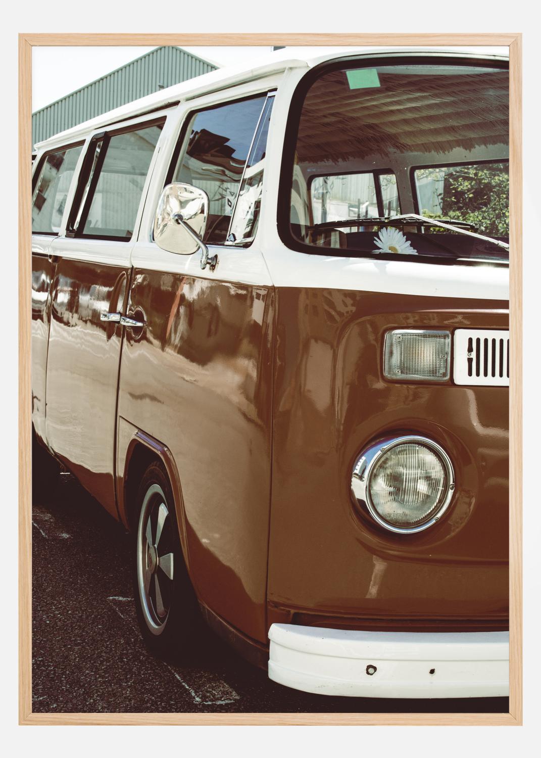 Product Image for Red Volkswagen Bus Póster (21x29.7 cm (A4))