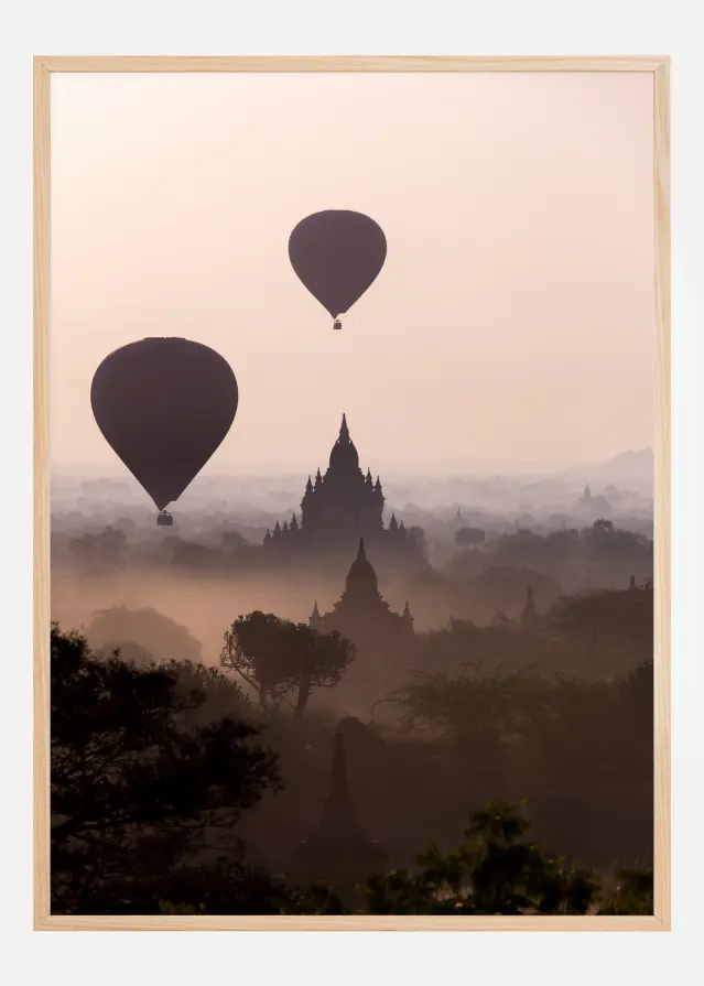 Hot Air Balloons Póster