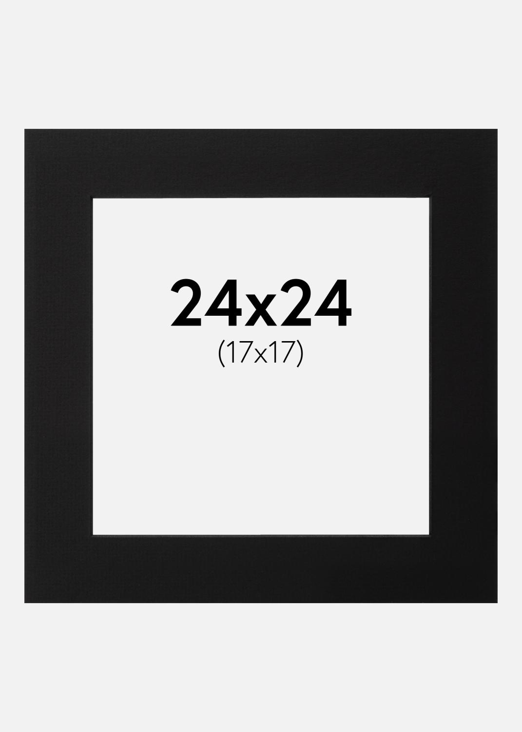 Product Image for Passe-partout Preto (Bordo interior preto) 24x24 cm (17x17)