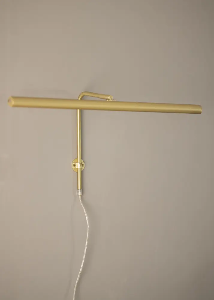 Gallery LED 60 cm iluminação p/ quadros - Latão