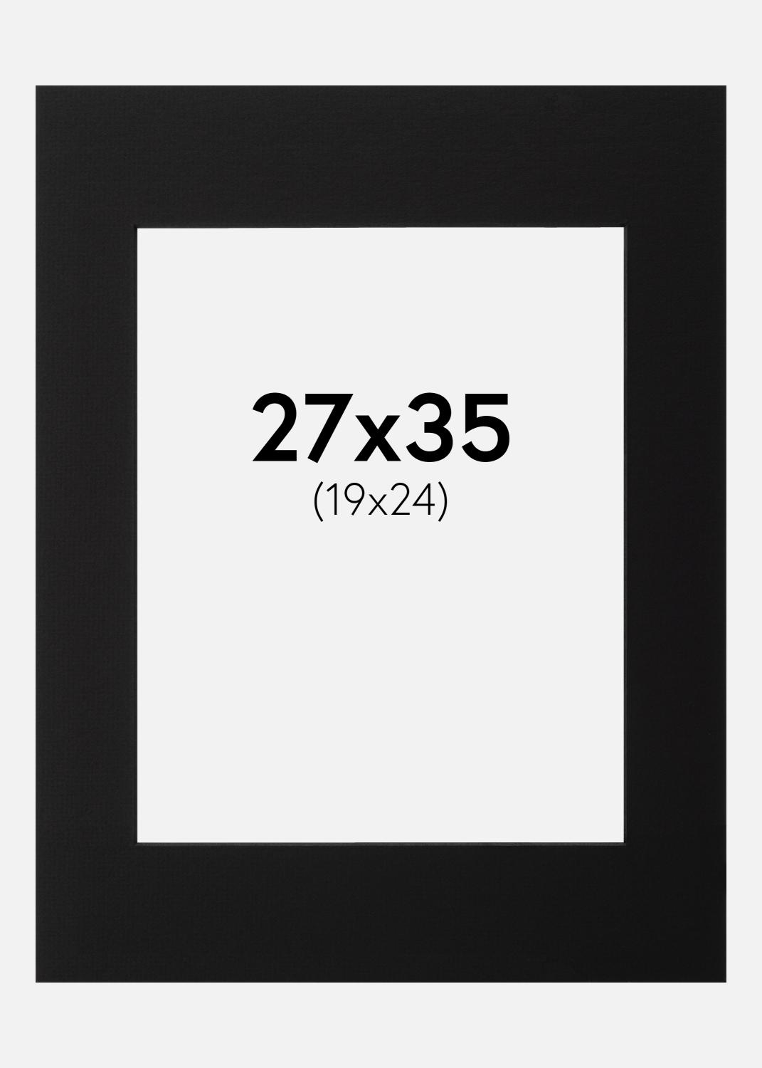 Product Image for Passe-partout Preto (Bordo interior preto) 27x35 cm (19x24)