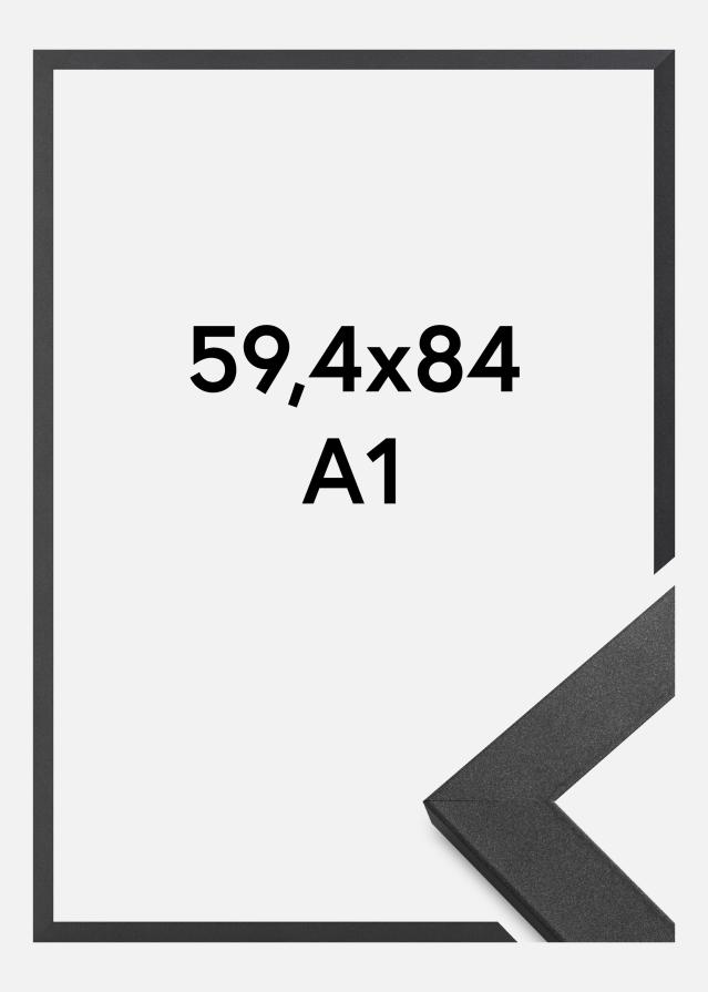 Moldura Graphite Wood Vidro acrílico 59,4x84 cm (A1)