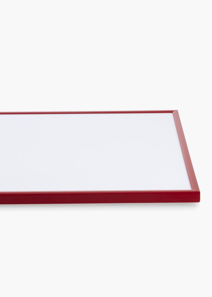 Moldura New Lifestyle Medium Red 50x70 cm - Passe-partout Branco 42x59,4 cm (A2)