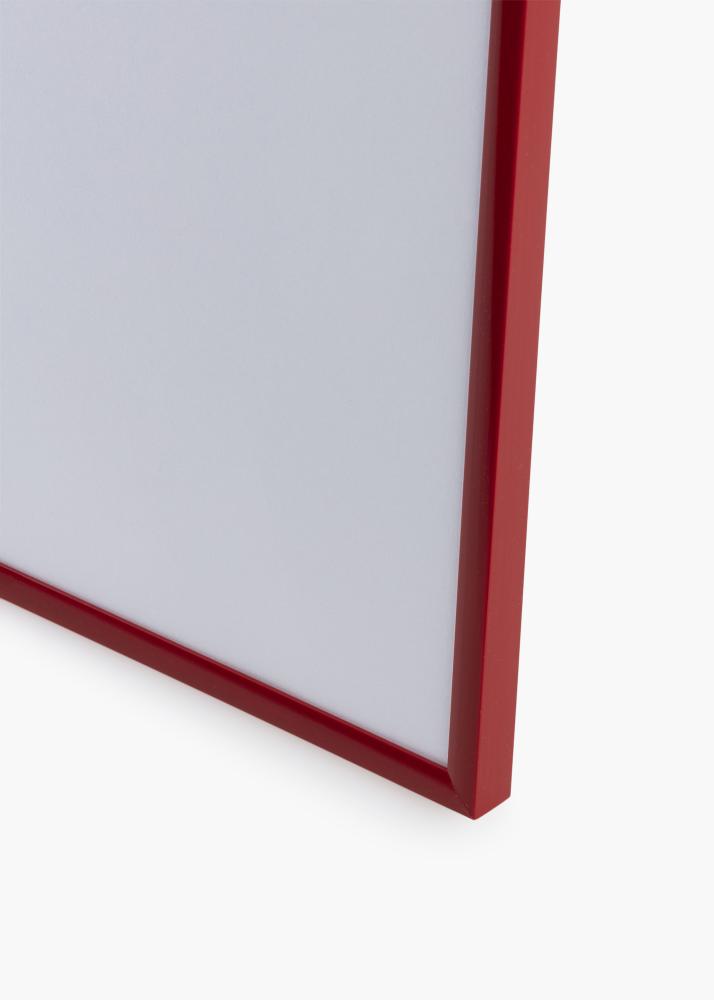 Moldura New Lifestyle Medium Red 30x40 cm - Passe-partout Branco 21x30 cm