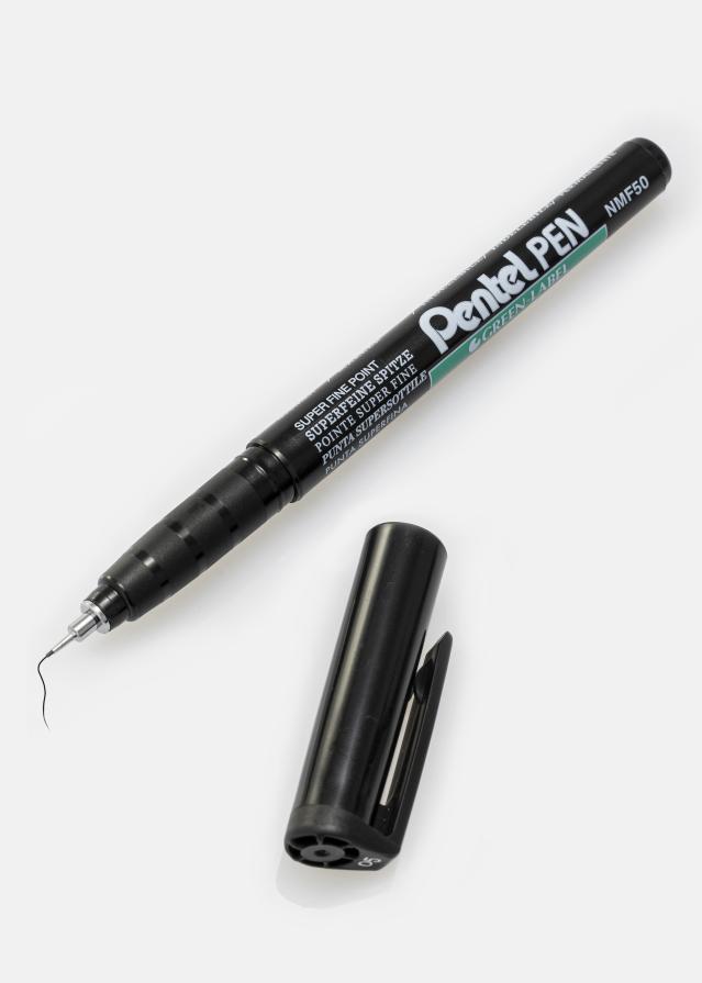 Pentel NMF50 - Preto Caneta para ábuns - 0,5 mm