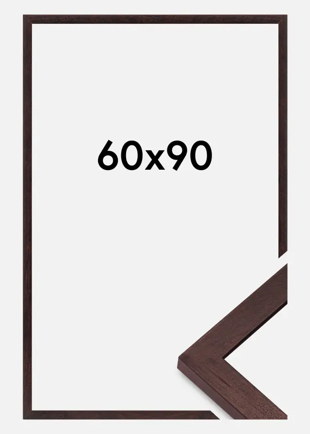 Moldura BGA Classic Acrílico Nogueira 60x90 cm