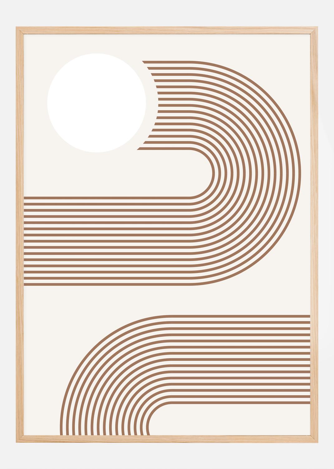 Product Image for Beige Arc Poster No.2 Póster (21x29.7 cm (A4))