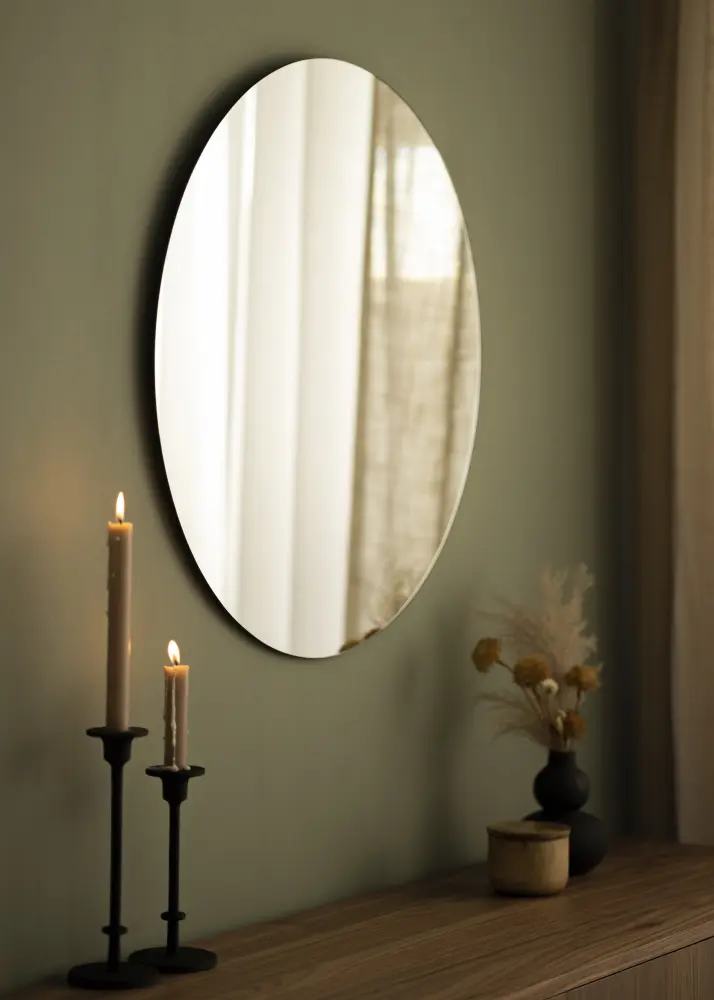Espelho Round Clear 70 cm Ø