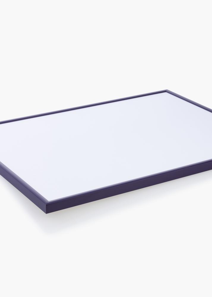 Moldura New Lifestyle Roxo-escuro 50x70 cm - Passe-partout Branco 42x59,4 cm