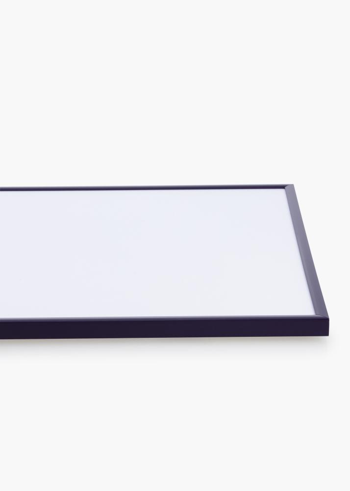 Moldura New Lifestyle Roxo-escuro 30x40 cm - Passe-partout Branco 8x12 inches