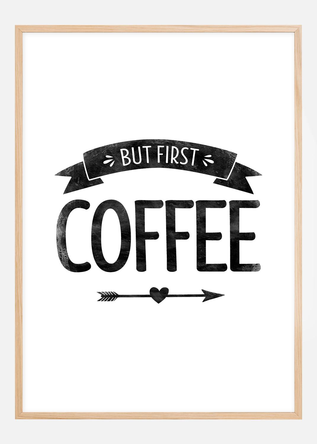 Product Image for But first coffee Retro Póster (70x100 cm)