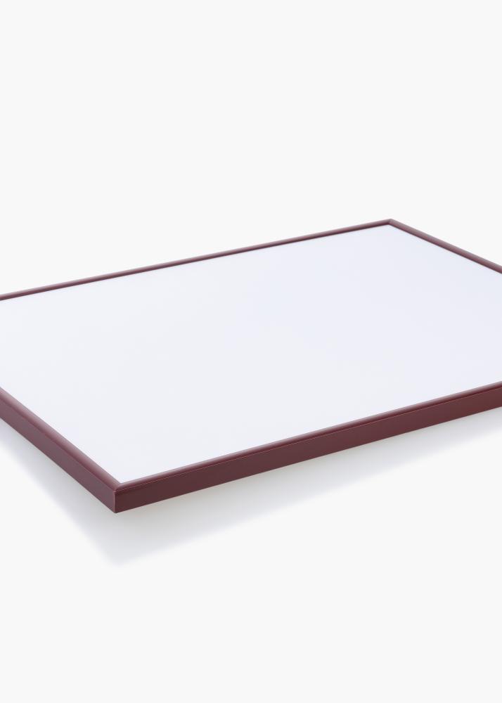 Moldura New Lifestyle Vermelho-escuro 30x40 - Passe-partout Branco 8x12 inches