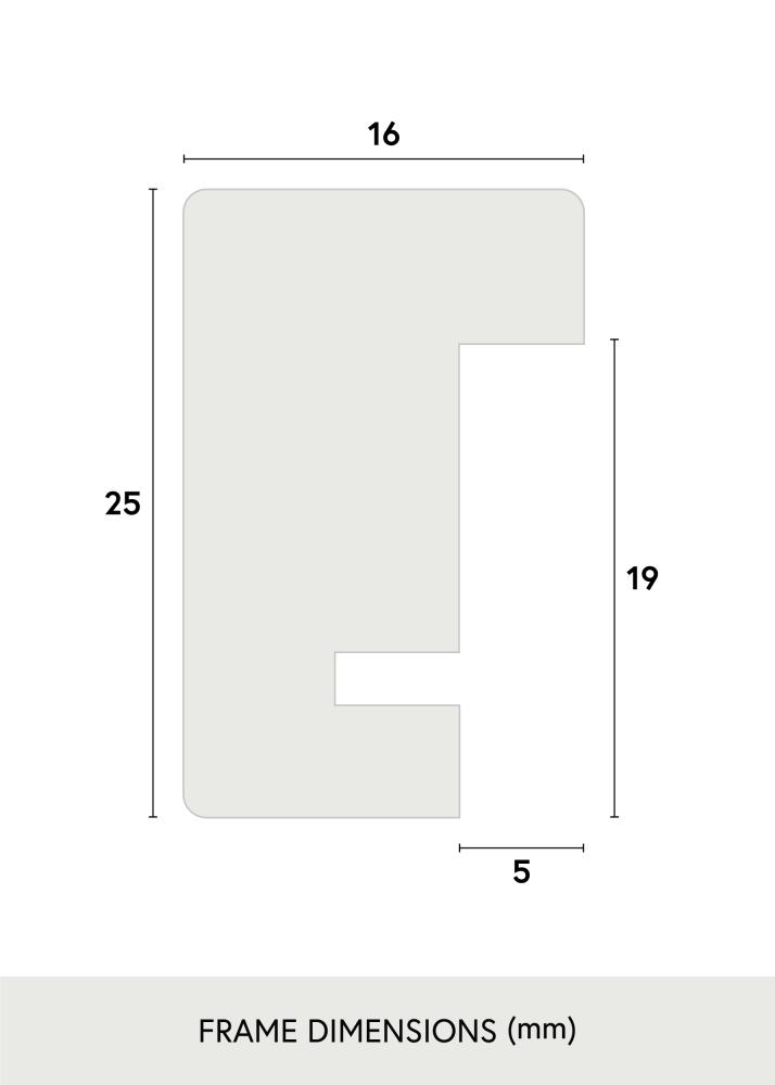 Moldura Nielsen Premium Quadrum Carvalho 28x35 cm