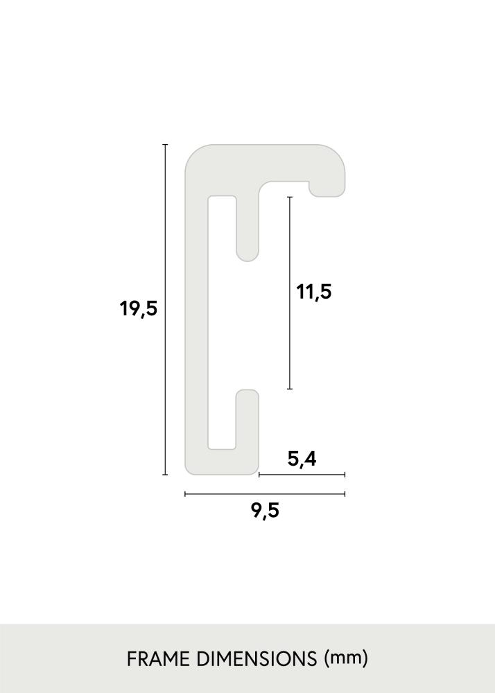 Moldura Nielsen Premium Classic Prateado 59,4x84 cm (A1)