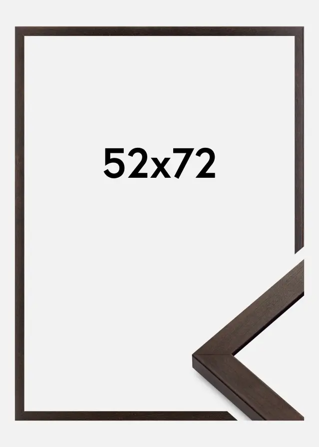 Moldura Selection Acrílico Nogueira 52x72 cm