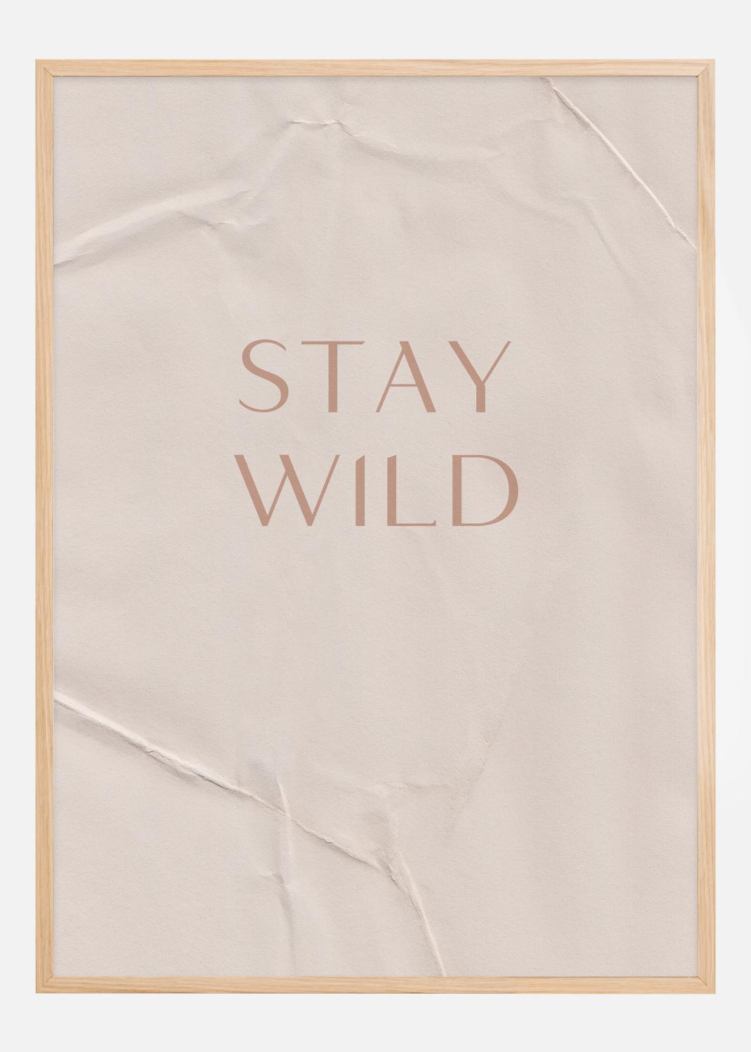 Product Image for Stay Wild Póster (21x29.7 cm (A4))