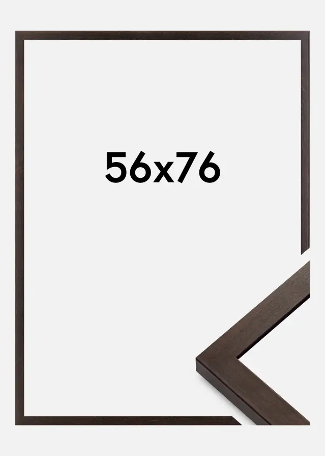 Moldura Selection Akrylglas Nogueira 56x76 cm