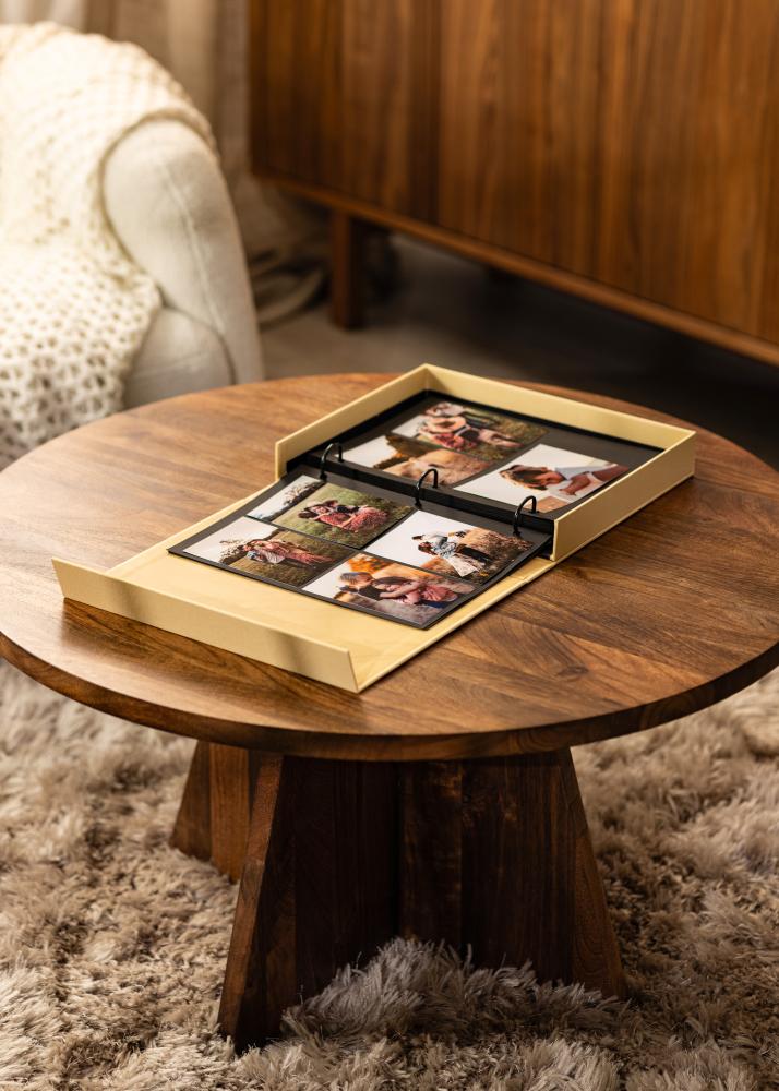 KAILA HI LITTLE ONE Yellow - Coffee Table Photo Álbum (60 Preto Sidor)