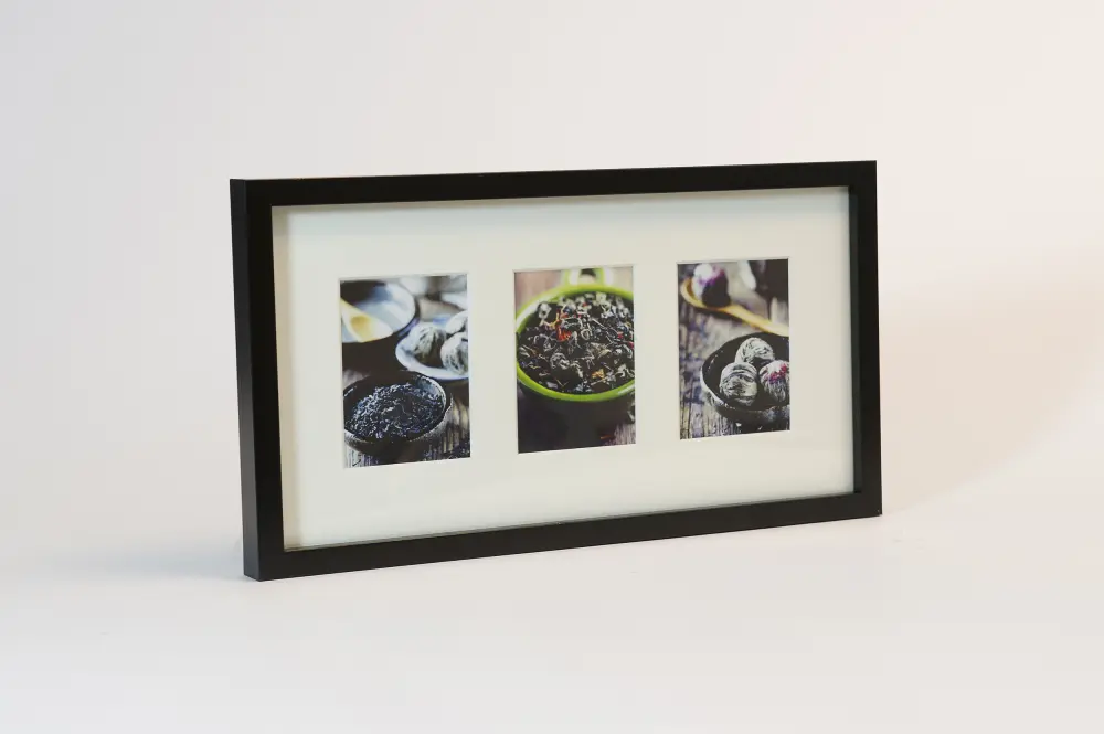 Vivaldi Conjunto de molduras Preto - 3 Fotografias 10x15