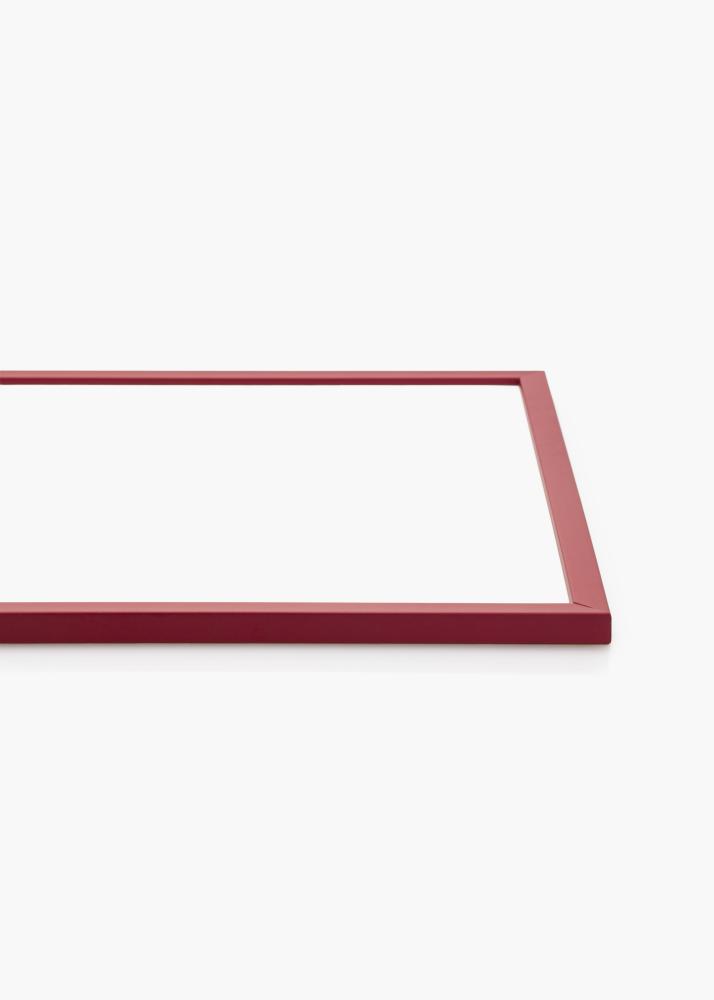 Moldura Edsbyn Vermelho 42x59,4 cm (A2) - Passe-partout Branco 25x38 cm