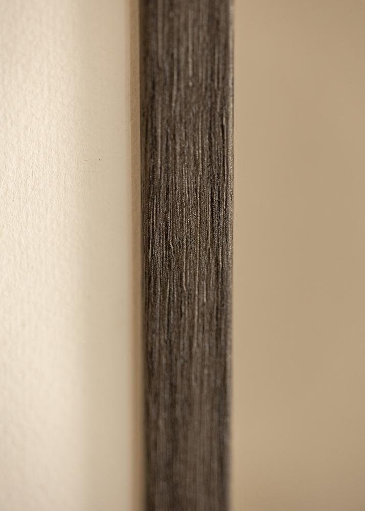 Moldura Ares Vidro acrílico Grey Oak 50x65 cm