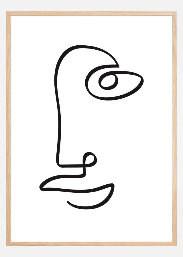 Face Line II Póster