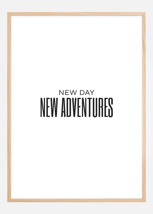 New day - NEW ADVENTURES Póster