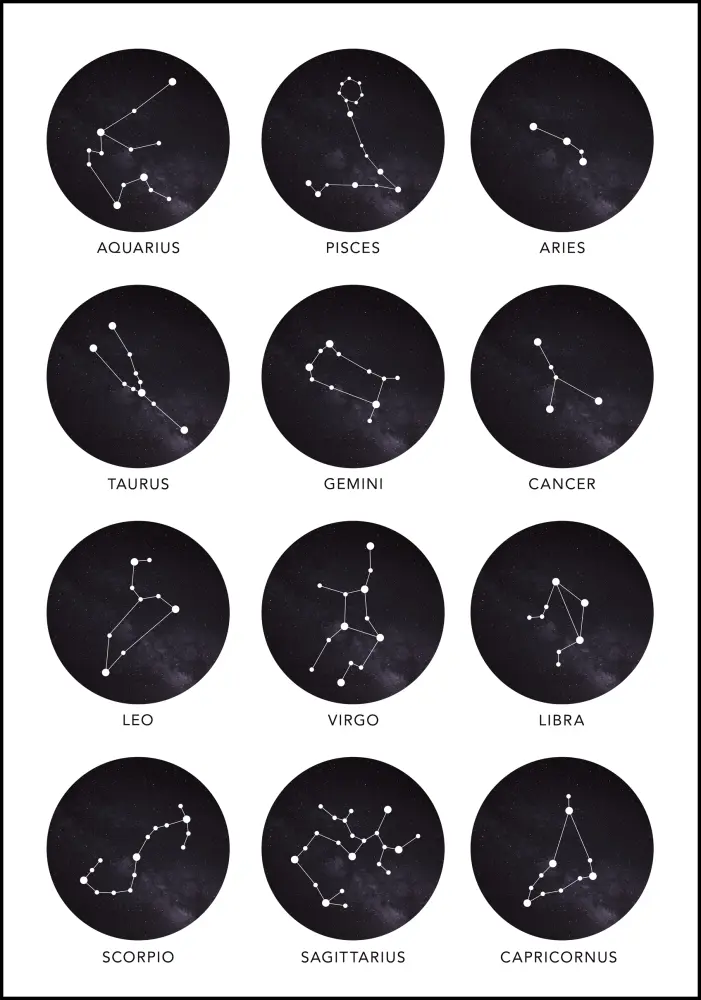 Zodiac Signs Póster