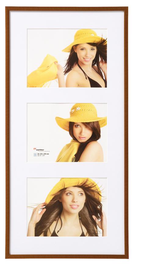 New Lifestyle Conjunto de molduras Bronze - 3 Fotografias (15x20 cm)