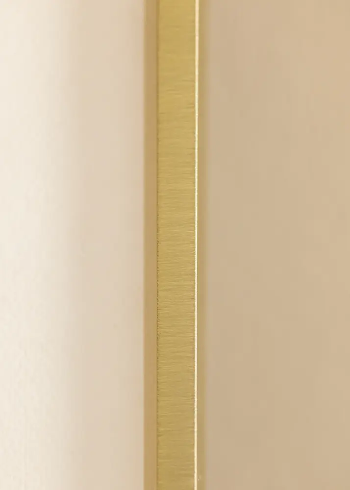 Moldura Nielsen Premium Alpha Escovado Dourado - Tamanho personalizável
