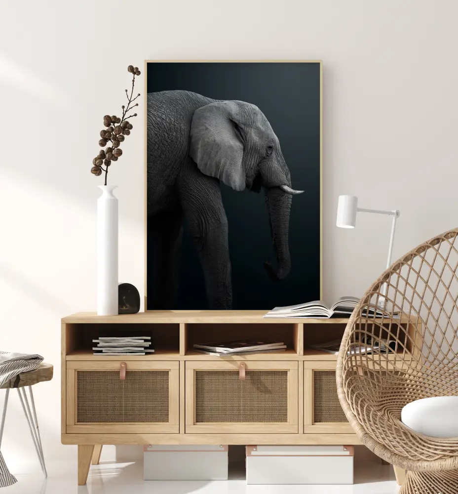 Namibian Elephant Póster