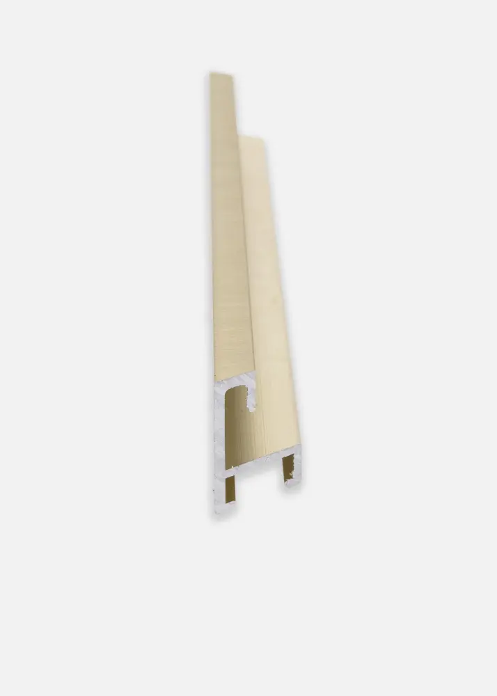 Moldura Nielsen Premium Alpha Escovado Dourado - Tamanho personalizável