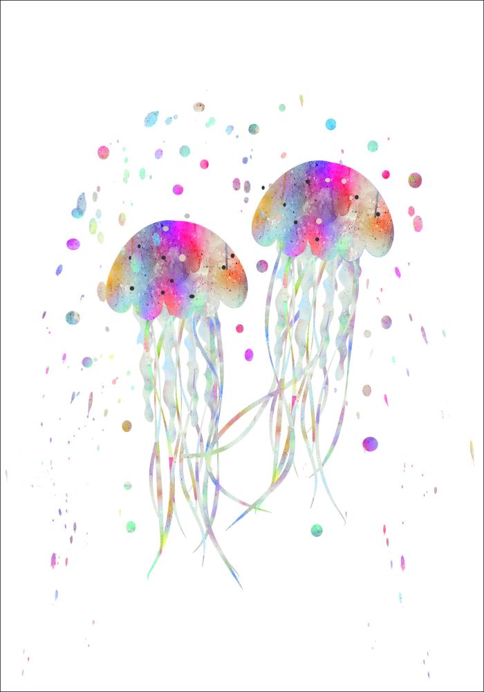 Jellyfishes un.ingers Póster