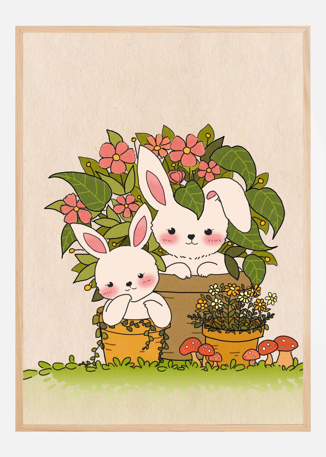 Product Image for Couple Bunny Póster (21x29.7 cm (A4))