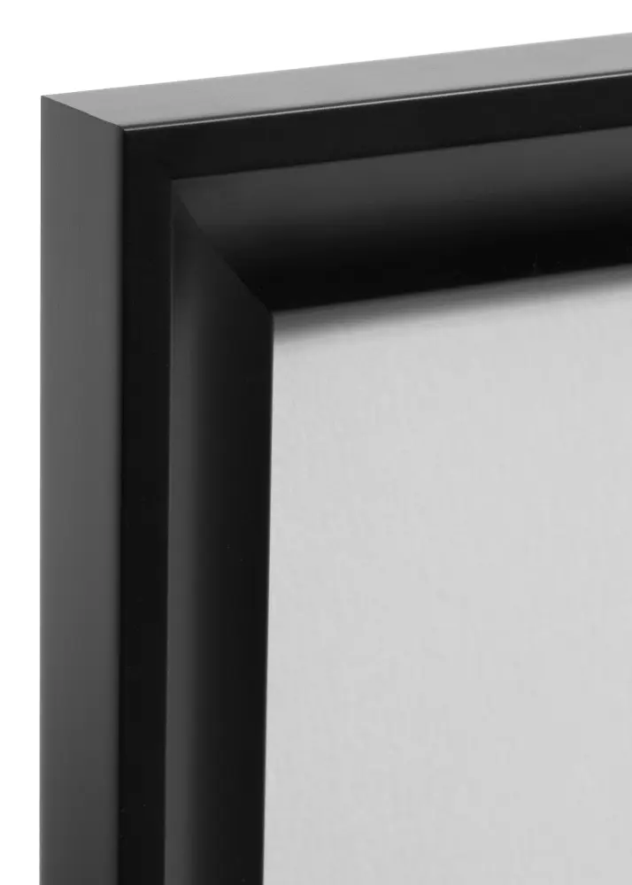 Moldura Öjaren Preto 70x100 cm - Passe-partout Preto 62x85 cm