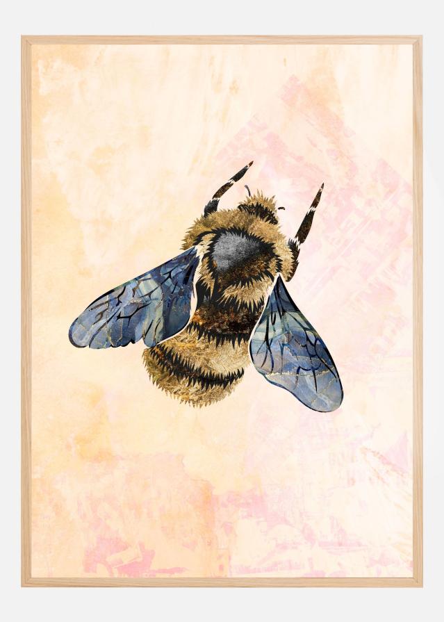 Rustic bee Póster