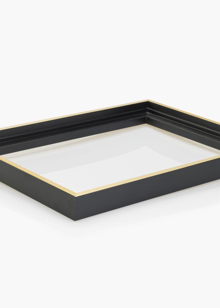 Moldura para telas Tacoma Preto / Dourado 60x70 cm