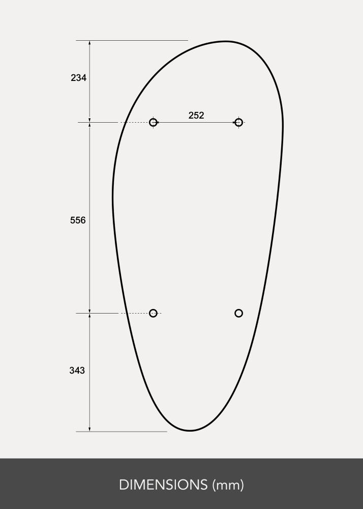 Espelho Balance 50x113 cm - Selected By BGA