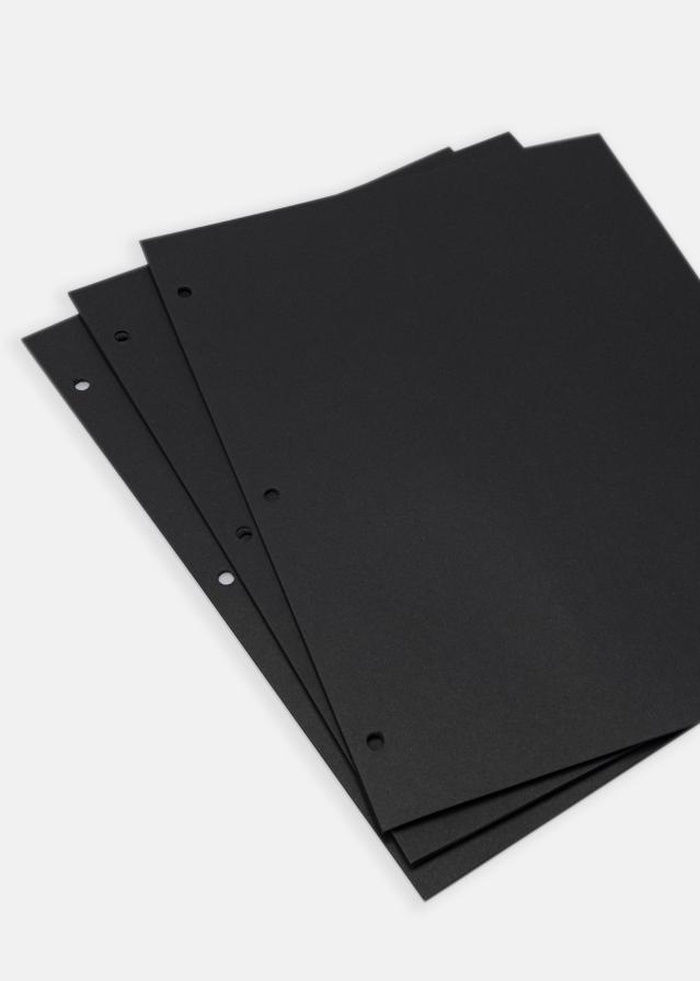 Folhas para álbuns para KAILA Coffee Table Photo Album - Conjunto de 10 Preto