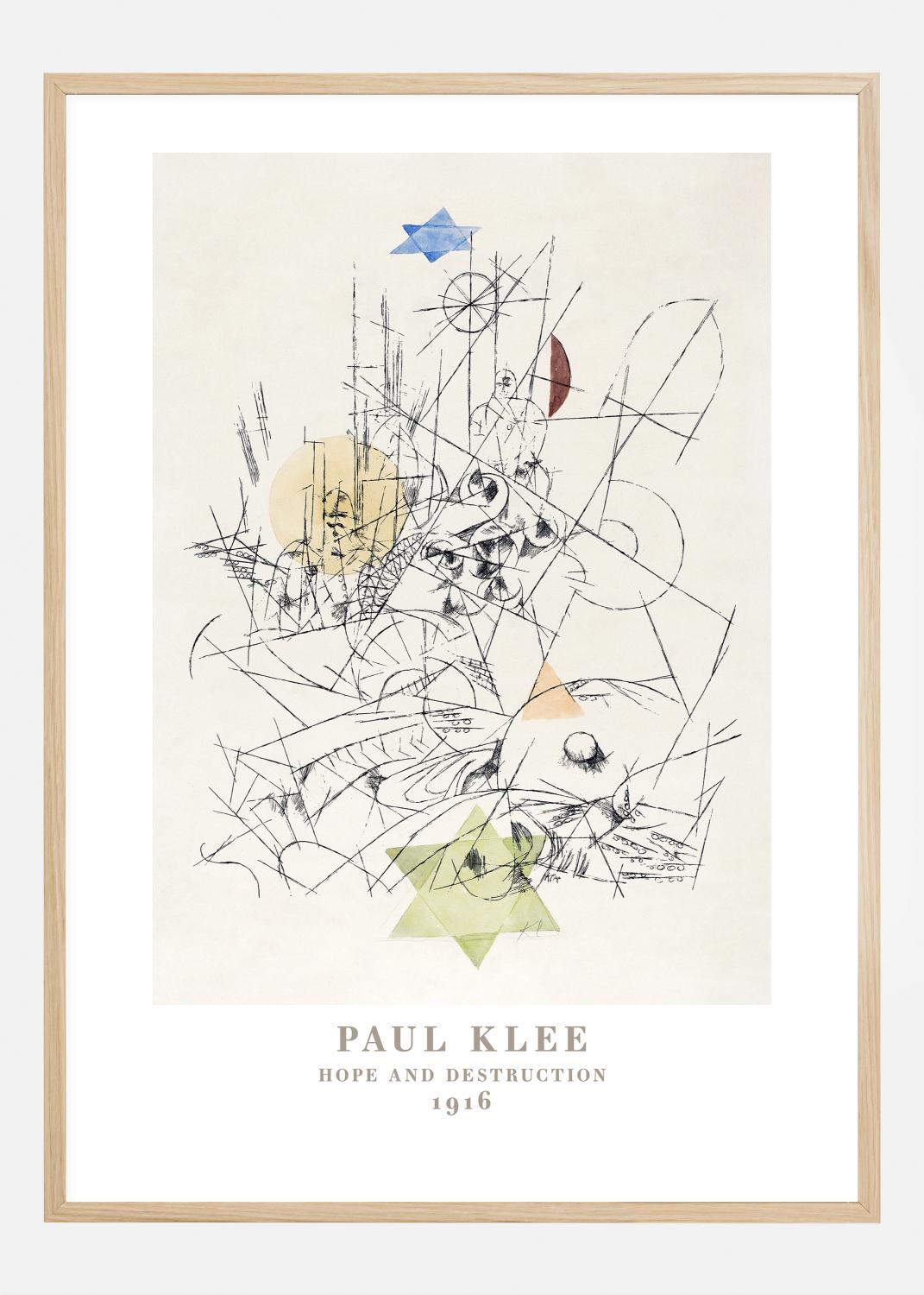Product Image for Paul Klee - Hope and Destruction 1916 Póster (50x70 cm)