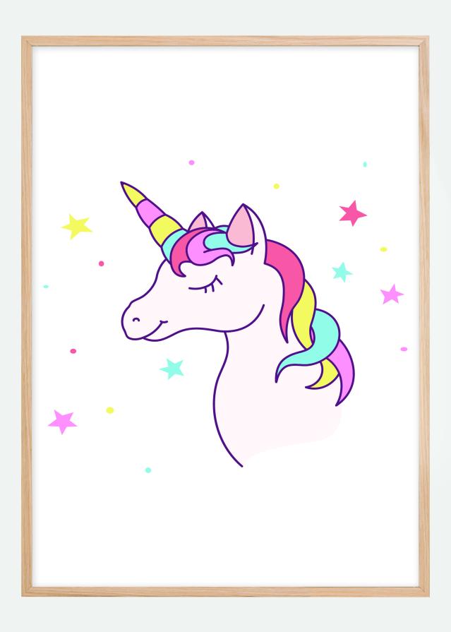 Unicorn White Póster